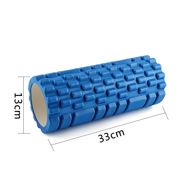Orange Yoga Foam EVA Roller Exercise Trigger Point GYM Pilates Texture Physio MASSAGE
